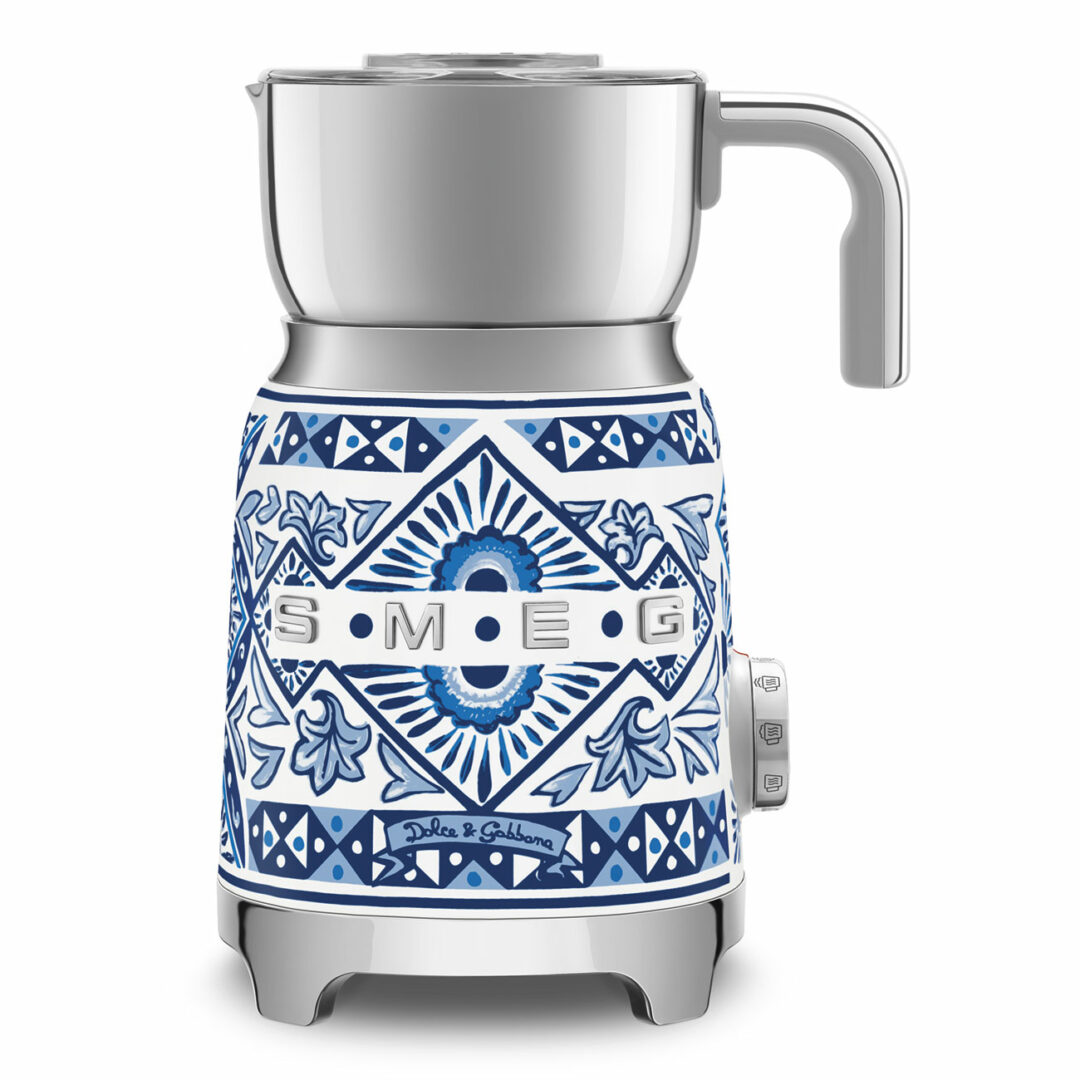 SMEG Dolce & Gabbana Milk Frother, Blu Mediterraneo