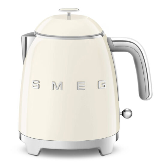 The Smeg Mini Kettle is an elegant and efficient solution for boiling water quickly in style, the compact kettle is part of Smeg's retro-inspired collection