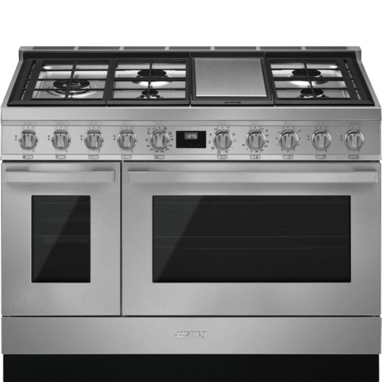 Dual Fuel Range by Smeg is a masterpiece of Italian engineering, blending powerful performance with sleek, modern design...a must for your new reno!